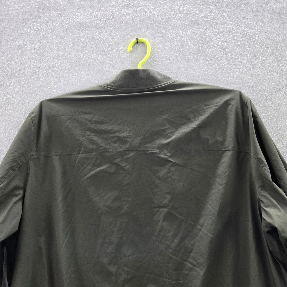 Levi's Men Jacket XL Green Bomber Normcore‎ Logo Long Sleeve